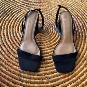 ASOS women 11 block heel square toe heel